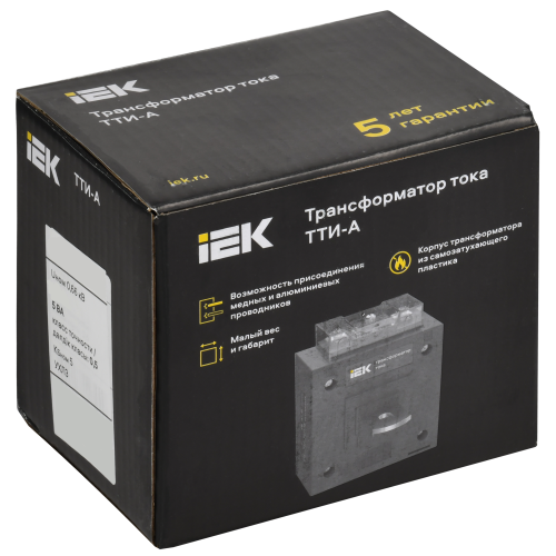Трансформатор тока ТТИ-А 250/5А 5ВА класс 0,5S МПИ08 IEK