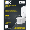 Датчик движения ДД-008 1100Вт 180град 12м IP44 черный IEK