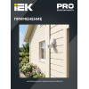 Датчик движения ДД-008 1100Вт 180град 12м IP44 черный IEK