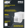 Датчик движения ДД-012 1100Вт 180град 12м IP44 белый IEK