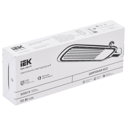Светильник светодиодный консольный ДКУ 1012-50Ш 5000К IP65 серый IEK