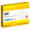 Светильник ДВО 1602 белый круг LED 7Вт 4000К IP20 IEK