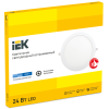 Светильник ДВО 1610 белый, круг LED 24Вт 6500 IP20 IEK