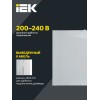 Светильник светодиодный ДВО 6566 eco 36Вт 6500К белая рамка IEK
