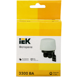 Фотореле ФР 604 максимальная нагрузка 3300ВА IP66 белый