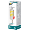 Лампа светодиодная CORN капсула 5Вт 230В 4000К керамика G4 IEK