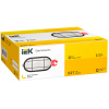 Светильник НПП1202 овал с решеткой 100Вт IP54 белый IEK