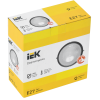 Светильник НПП1301 круг 60Вт IP54 черный IEK