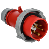 Вилка переносная с ф/и ССИ-0152ф 16А-6ч 380В 3P+PE+N IP67 IEK