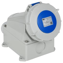 Розетка стационарная ССИ-1232 32А-6ч 220В 2P+PE IP67 IEK