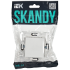 SKANDY Заглушка с суппортом SK-C01W арктический белый IEK
