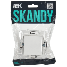 SKANDY Заглушка с суппортом SK-C01W арктический белый IEK