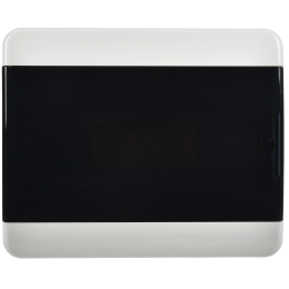 TEKFOR Корпус пластиковый ЩРН-П-12 IP41 черная прозрачная дверь IEK