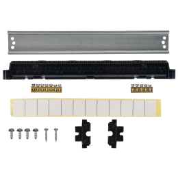 TEKFOR Корпус пластиковый ЩРН-П-12 IP41 черная прозрачная дверь IEK