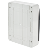 TEKFOR Корпус пластиковый ЩРН-П-24 IP41 черная прозрачная дверь IEK