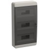 TEKFOR Корпус пластиковый ЩРН-П-36 IP41 черная прозрачная дверь IEK