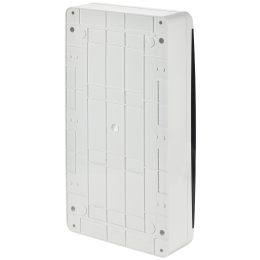 TEKFOR Корпус пластиковый ЩРН-П-36 IP41 черная прозрачная дверь IEK