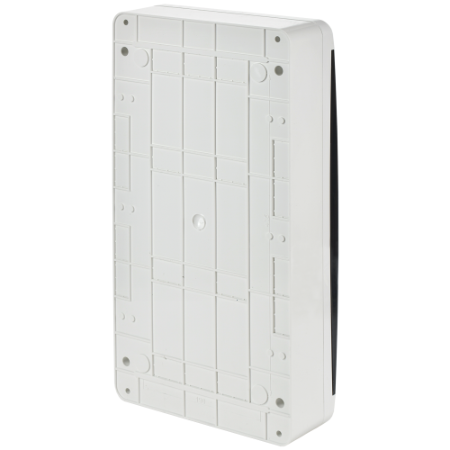 TEKFOR Корпус пластиковый ЩРН-П-36 IP41 черная прозрачная дверь IEK