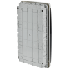 TEKFOR Корпус пластиковый ЩРВ-П-36 IP41 черная прозрачная дверь IEK