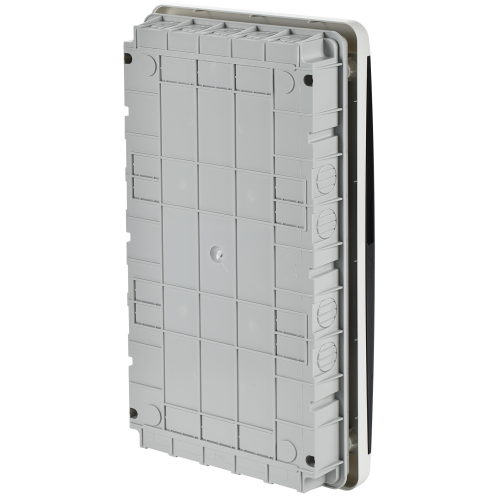 TEKFOR Корпус пластиковый ЩРВ-П-36 IP41 черная прозрачная дверь IEK