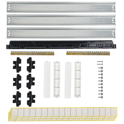 TEKFOR Корпус пластиковый ЩРВ-П-36 IP41 черная прозрачная дверь IEK