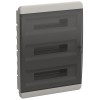 TEKFOR Корпус пластиковый ЩРВ-П-54 IP41 черная прозрачная дверь IEK