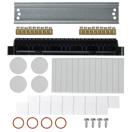 TEKFOR Корпус пластиковый КМПн-8 IP65 черная прозрачная дверь