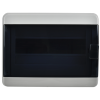 TEKFOR Корпус пластиковый КМПн-12 IP65 черная прозрачная дверь IEK