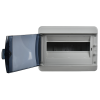 TEKFOR Корпус пластиковый КМПн-12 IP65 черная прозрачная дверь IEK