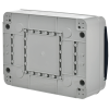 TEKFOR Корпус пластиковый КМПн-12 IP65 черная прозрачная дверь IEK