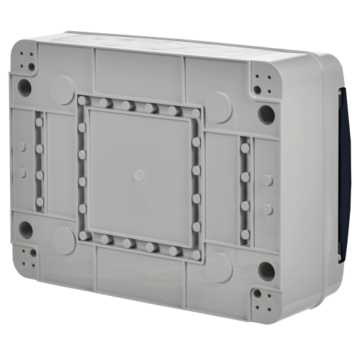TEKFOR Корпус пластиковый КМПн-12 IP65 черная прозрачная дверь IEK