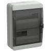 TEKFOR Корпус пластиковый КМПн-24 IP65 черная прозрачная дверь IEK
