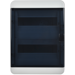 TEKFOR Корпус пластиковый КМПн-24 IP65 черная прозрачная дверь IEK