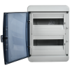 TEKFOR Корпус пластиковый КМПн-24 IP65 черная прозрачная дверь IEK