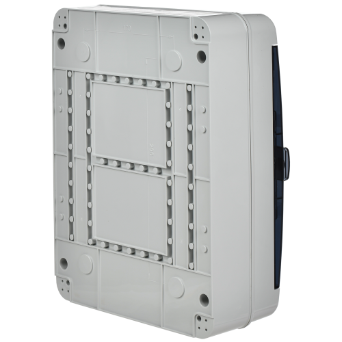 TEKFOR Корпус пластиковый КМПн-24 IP65 черная прозрачная дверь IEK