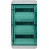 TEKFOR Корпус пластиковый КМПн-36 IP65 зеленая прозрачная дверь IEK
