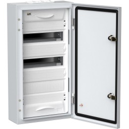 TITAN 5 Корпус металлический ЩРн-36 (1х36) 585х310х140мм IP54 белый (одна дверь) IEK