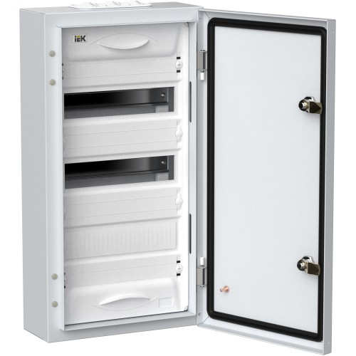 TITAN 5 Корпус металлический ЩРн-36 (1х36) 585х310х140мм IP54 белый (одна дверь) IEK