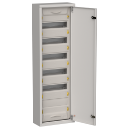 TITAN 5 Корпус металлический ЩРн-72 (1х72) 960х310х140мм IP31 серый (одна дверь) IEK