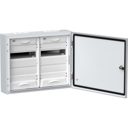 TITAN 5 Корпус металлический ЩРн-48 (2х24) 460х570х140мм IP54 белый (одна дверь) IEK