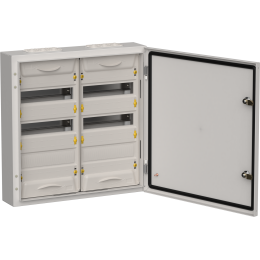 TITAN 5 Корпус металлический ЩРн-72 (2х36) 585х570х140мм IP54 серый (одна дверь) IEK