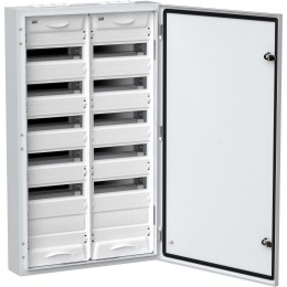 TITAN 5 Корпус металлический ЩРн-144 (2х72) 960х570х140мм IP54 белый (одна дверь) IEK