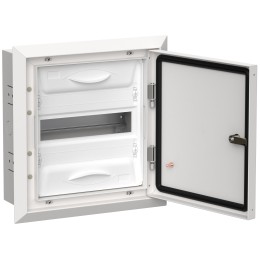 TITAN 5 Корпус металлический ЩРв-12 (1х12) 380х365х130мм IP31 белый (одна дверь) IEK