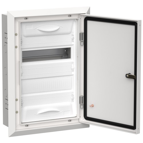TITAN 5 Корпус металлический ЩРв-24 (1х24) 505х365х130мм IP31 белый (одна дверь) IEK