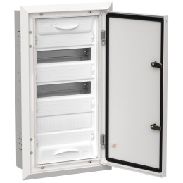 TITAN 5 Корпус металлический ЩРв-36 (1х36) 630х365х130мм IP31 белый (одна дверь) IEK