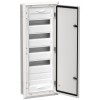 TITAN 5 Корпус металлический ЩРв-60 (1х60) 880х365х130мм IP31 белый (одна дверь)