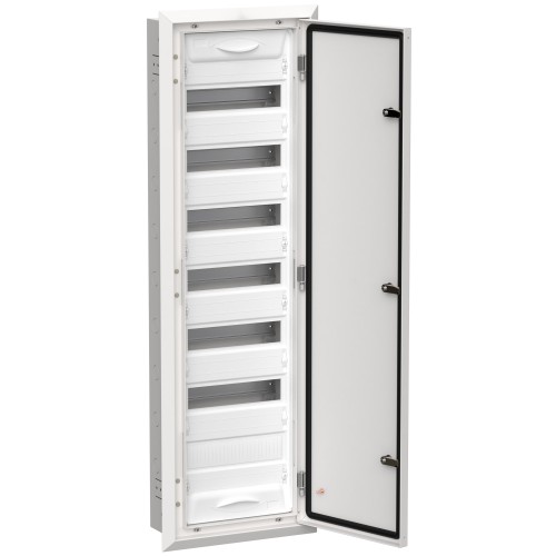 TITAN 5 Корпус металлический ЩРв-84 (1х84) 1130х365х130мм IP31 белый (одна дверь) IEK