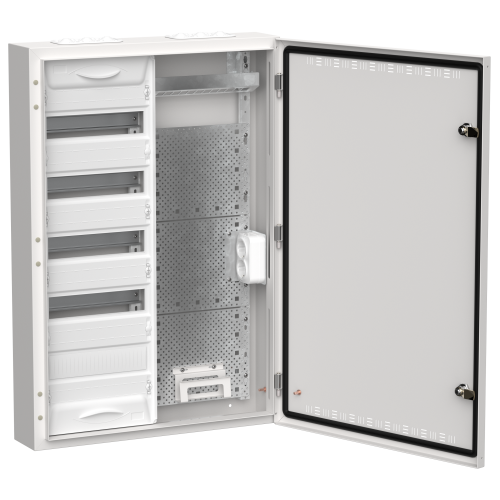 TITAN 5 Корпус комбинированный ЩРн-60 (2х60) 835х570х140мм IP30 белый IEK