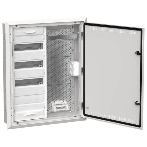 TITAN 5 Корпус комбинированный ЩРв-48 (2х48) 755х625х130мм IP30 белый IEK