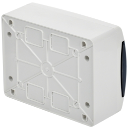 Корпус пластиковый навесной на 8 модулей ЩРН-П-8 IP41 UNION Compact черная прозрачная дверь